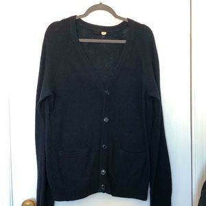 BDG Oversized Cardigan - Navy (Large)